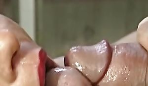 Redhead German lady gets her wet fuckholes fucked hard by a insensible to cock