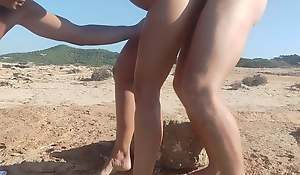 oral and lovemaking on a naturist beach, a detach from joins me