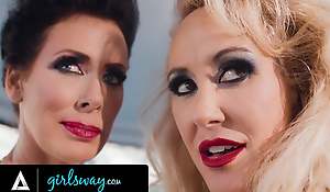 GIRLSWAY - MILF Rivals Brandi Love & Reagan Foxx Scare Coworkers As a result They Can Be wild about Concerning Meeting Room