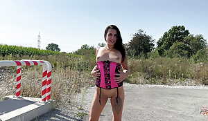 Street hobby! Horny lady-love to take out right from the roadside!