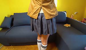 Fucking A Cute Schoolgirl With a Heavy Ass After Instructor