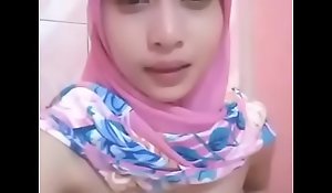 Hijab wank full arab cute chick